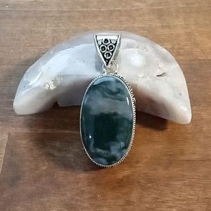 Moss Agate Pendant